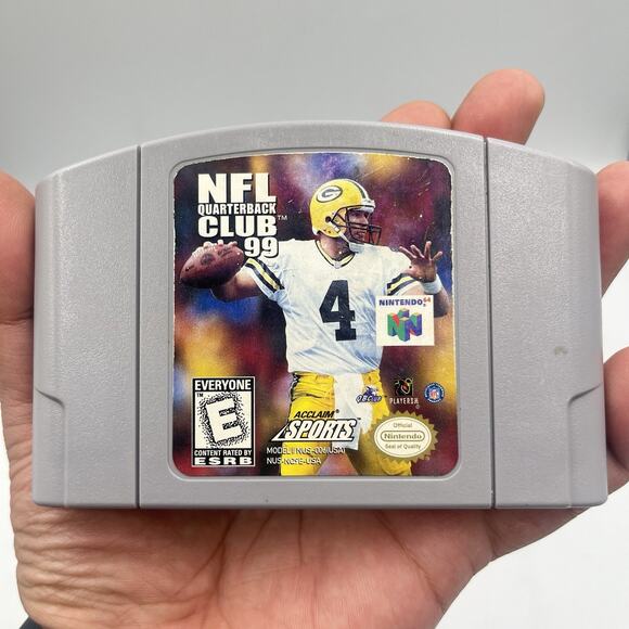 N64 games authentic NFL QUARTERBACK CLUB 99 - Picture 4 of 4